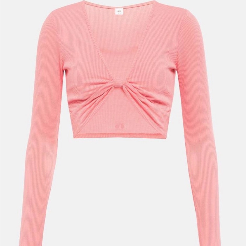 NWT Alo Yoga Ribbed Knotty Long Sleeve, XS